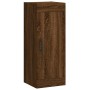 Armario de pared madera ingeniería marrón roble 34,5x34x90 cm by , Sideboards - Ref: Foro24-830531, Price: 50,14 €, Discount: %