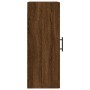 Armario de pared madera ingeniería marrón roble 34,5x34x90 cm by , Sideboards - Ref: Foro24-830531, Price: 50,14 €, Discount: %