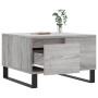 Mesa de centro madera contrachapada gris Sonoma 55x55x36,5 cm by , Coffee table - Ref: Foro24-830770, Price: 62,27 €, Discoun...