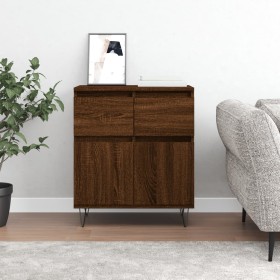 Aparador madera contrachapada marrón roble 60x35x70 cm von , Sideboards - Ref: Foro24-831123, Preis: 69,13 €, Rabatt: %