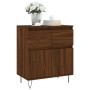 Aparador madera contrachapada marrón roble 60x35x70 cm von , Sideboards - Ref: Foro24-831123, Preis: 69,13 €, Rabatt: %