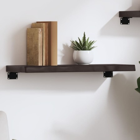 Estante de pared madera roble tratada marrón oscuro 60x20x4 cm by , Shelves and shelves - Ref: Foro24-363762, Price: 35,13 €,...