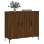 Aparador de madera de ingeniería marrón roble 90x34x80 cm von , Sideboards - Ref: Foro24-828115, Preis: 85,10 €, Rabatt: %