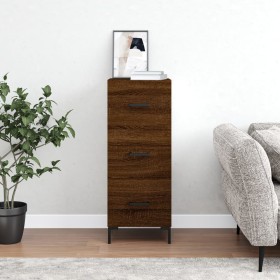 Aparador madera de ingeniería marrón roble 34,5x34x90 cm von , Sideboards - Ref: Foro24-828611, Preis: 74,39 €, Rabatt: %