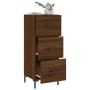 Aparador madera de ingeniería marrón roble 34,5x34x90 cm von , Sideboards - Ref: Foro24-828611, Preis: 74,39 €, Rabatt: %