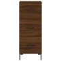 Aparador madera de ingeniería marrón roble 34,5x34x90 cm von , Sideboards - Ref: Foro24-828611, Preis: 74,39 €, Rabatt: %