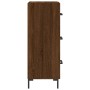 Aparador madera de ingeniería marrón roble 34,5x34x90 cm von , Sideboards - Ref: Foro24-828611, Preis: 74,39 €, Rabatt: %