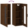 Armario de pared marrón roble 34,5x34x90 cm by , Sideboards - Ref: Foro24-828915, Price: 53,22 €, Discount: %