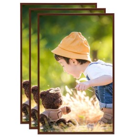 Marcos de fotos collage de mesa 3 uds bronce MDF 13x18 cm by , Photo frames - Ref: Foro24-332199, Price: 11,74 €, Discount: %