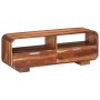 Mueble de TV madera maciza de acacia 110x30x40 cm de , Almacenamiento para CD y DVD - Ref: Foro24-351784, Precio: 233,94 €, D...