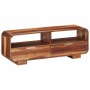 Mueble de TV madera maciza de acacia 110x30x40 cm de , Almacenamiento para CD y DVD - Ref: Foro24-351784, Precio: 233,94 €, D...
