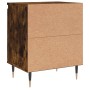 Mesita de noche madera de ingeniería roble ahumado 40x30x50 cm by , Nightstands - Ref: Foro24-826822, Price: 35,86 €, Discoun...