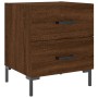 Mesita de noche madera de ingeniería roble marrón 40x35x47,5 cm de , Mesitas de noche - Ref: Foro24-827322, Precio: 51,05 €, ...