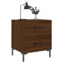 Mesita de noche madera de ingeniería roble marrón 40x35x47,5 cm de , Mesitas de noche - Ref: Foro24-827322, Precio: 51,05 €, ...