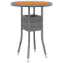 3-teiliges Garten-Essset aus grauem synthetischem Rattan von vidaXL, Gartensets - Ref: Foro24-3058467, Preis: 195,91 €, Rabat...