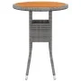 3-teiliges Garten-Essset aus grauem synthetischem Rattan von vidaXL, Gartensets - Ref: Foro24-3058467, Preis: 194,36 €, Rabat...