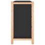 Aparador de madera contrachapada negro 62x38x70 cm by , Sideboards - Ref: Foro24-345673, Price: 101,59 €, Discount: %