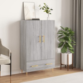 Aparador alto madera de ingeniería gris Sonoma 69,5x31x115 cm de , Aparadores - Ref: Foro24-828226, Precio: 89,81 €, Descuent...