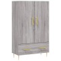 Aparador alto madera de ingeniería gris Sonoma 69,5x31x115 cm von , Sideboards - Ref: Foro24-828226, Preis: 89,81 €, Rabatt: %