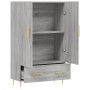 Aparador alto madera de ingeniería gris Sonoma 69,5x31x115 cm von , Sideboards - Ref: Foro24-828226, Preis: 89,81 €, Rabatt: %