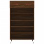 Zapatero madera de ingeniería roble marrón 60x35x105 cm by , Closets and storage - Ref: Foro24-829587, Price: 74,54 €, Discou...