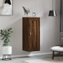 Armario de pared madera ingeniería marrón roble 34,5x34x90 cm de , Aparadores - Ref: Foro24-830483, Precio: 54,62 €, Descuent...