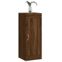 Armario de pared madera ingeniería marrón roble 34,5x34x90 cm de , Aparadores - Ref: Foro24-830483, Precio: 54,62 €, Descuent...