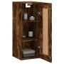 Armario de pared madera ingeniería roble ahumado 34,5x34x90 cm de , Aparadores - Ref: Foro24-830497, Precio: 50,44 €, Descuen...
