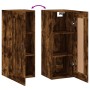 Armario de pared madera ingeniería roble ahumado 34,5x34x90 cm de , Aparadores - Ref: Foro24-830497, Precio: 50,44 €, Descuen...