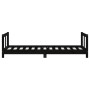 Estructura de cama para niños madera de pino negro 80x160 cm de , Cunas y camas para niños - Ref: Foro24-834431, Precio: 94,5...