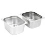 Bandejas Gastronorm 2 unidades GN 1/2 150 mm acero inoxidable von , Eimer für Dampftische - Ref: Foro24-50889, Preis: 48,19 €...
