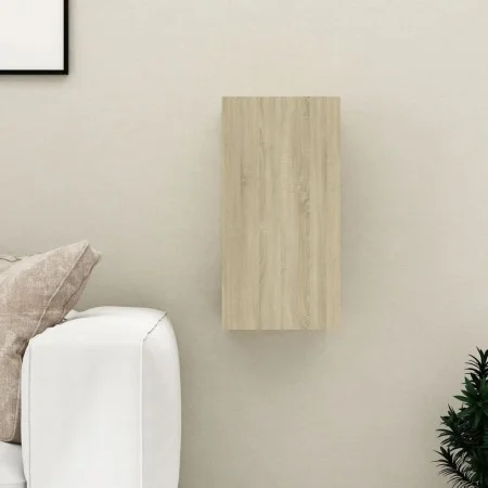 Oak-colored plywood TV cabinet 30.5x30x60 cm by vidaXL, TV Furniture - Ref: Foro24-803332, Price: 36,91 €, Discount: %