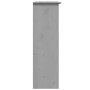 Armario con puertas de vidrio BODO madera maciza pino gris by , Sideboards - Ref: Foro24-355079, Price: 276,23 €, Discount: %