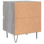 Mesita de noche madera de ingeniería gris Sonoma 40x35x50 cm by , Nightstands - Ref: Foro24-826888, Price: 47,19 €, Discount: %