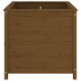 Jardinera madera maciza de pino marrón miel 82,5x82,5x78 cm de , Maceteros y jardineras - Ref: Foro24-825306, Precio: 115,97 ...