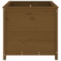 Jardinera madera maciza de pino marrón miel 82,5x82,5x78 cm de , Maceteros y jardineras - Ref: Foro24-825306, Precio: 115,97 ...