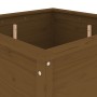 Jardinera madera maciza de pino marrón miel 82,5x82,5x78 cm de , Maceteros y jardineras - Ref: Foro24-825306, Precio: 115,97 ...