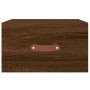 Mesita de noche de pared color roble marrón 35x35x20 cm by , Lockers and storage cabinets - Ref: Foro24-829786, Price: 29,42 ...