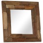 Espejo de madera maciza reciclada 50x50 cm by , Mirrors - Ref: Foro24-246304, Price: 100,30 €, Discount: %
