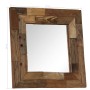 Espejo de madera maciza reciclada 50x50 cm by , Mirrors - Ref: Foro24-246304, Price: 100,30 €, Discount: %