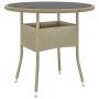 3-teiliges Garten-Ess-Set aus synthetischem Rattan in Beige von vidaXL, Gartensets - Ref: Foro24-3058480, Preis: 240,56 €, Ra...