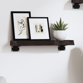 Estante de pared madera roble tratada marrón oscuro 40x10x4 cm von , Regale und Regale - Ref: Foro24-363741, Preis: 16,13 €, ...