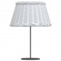 Pantalla para lámpara mimbre blanco Ø50x30 cm by , Lampshades - Ref: Foro24-364387, Price: 65,96 €, Discount: %