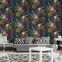 DUTCH WALLCOVERINGS Papel pintado lémur azul petróleo by , Painted paper - Ref: Foro24-426213, Price: 26,91 €, Discount: %