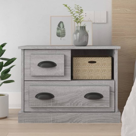 Mesita de noche gris Sonoma 60x39x45 cm by , Nightstands - Ref: Foro24-816366, Price: 69,42 €, Discount: %