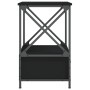 Mesita de noche madera de ingeniería negra 50x41x65 cm de , Mesitas de noche - Ref: Foro24-826083, Precio: 55,39 €, Descuento: %