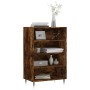 Aparador alto madera de ingeniería roble ahumado 57x35x90 cm by , Sideboards - Ref: Foro24-827225, Price: 55,58 €, Discount: %