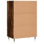 Aparador alto madera de ingeniería roble ahumado 57x35x90 cm by , Sideboards - Ref: Foro24-827225, Price: 55,58 €, Discount: %