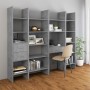 Betongraues Sperrholzregal 60x35x180 cm von vidaXL, Bücherregale und Regale - Ref: Foro24-803411, Preis: 56,04 €, Rabatt: %