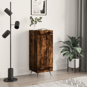 Aparador madera de ingeniería roble ahumado 34,5x34x90 cm de , Aparadores - Ref: Foro24-830417, Precio: 60,90 €, Descuento: %